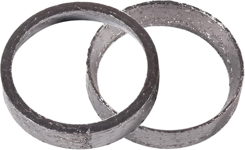 LYNSHINE Harley Exhaust Gasket Sheets,dyn,sportster,softail,touring,evo,etc,are Made Of Graphite And Steel Mesh With an Inner Diameter Of 48mm (2pcs), It Fits Most Harley-davidson Bikes From 1984 Onwards. - Image 4